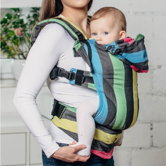 Lenny Lamb Woven Striped with hoodie - Picture 1 of 11